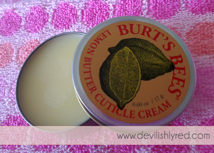 Burt's Bees' Lemon Butter Cuticle Cream